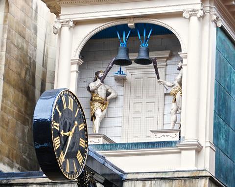 Clock of St Dustan-in-the-West, Fleet St