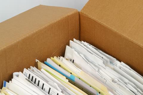 Box of files