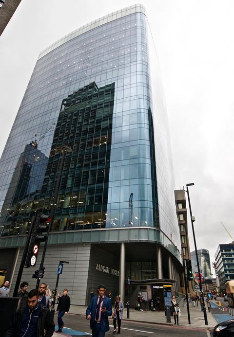 Aldgate Tower, UK branch of the Unified Patent Court