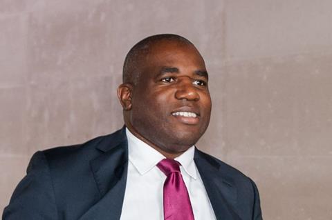 Shadow Justice Secretary David Lammy