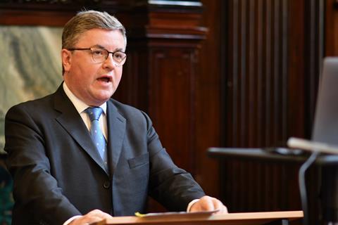 Robert Buckland QC MP speaks at Law Society