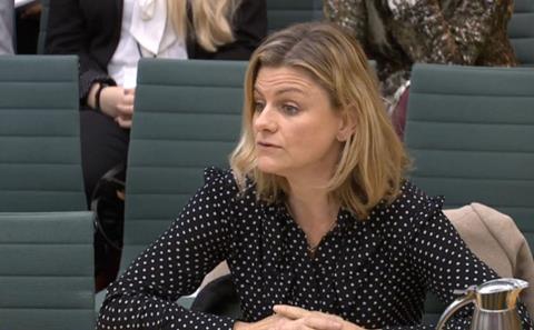 Zelda Perkins gives evidence to the Women and Equalities Committee at the House of Commons on the subject of sexual harrassment in the workplace