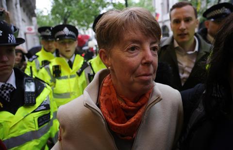 Paula Vennells arrives at the Post Office inquiry