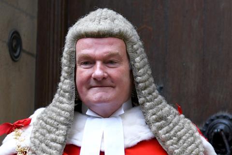 Lord Burnett of Maldon, lord chancellor Robert Buckland QC MP and master of the rolls Sir Terence Etherton