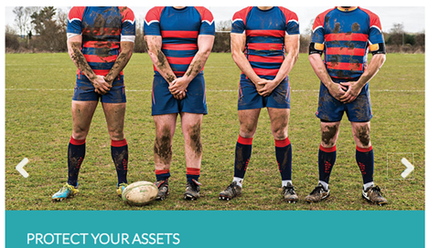 Protect assets - male image from advertising campaign cleared by ASA