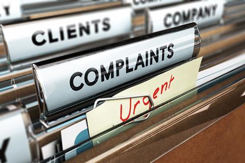 Complaints file