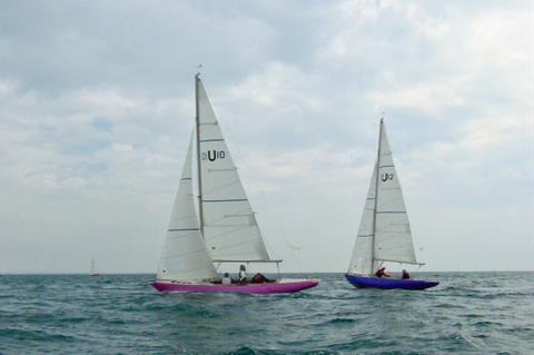 Mermaid class yachts in Solent