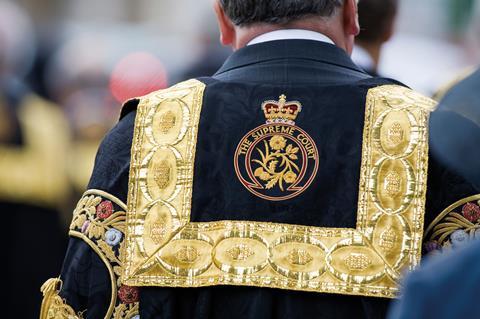Supreme court justice gown