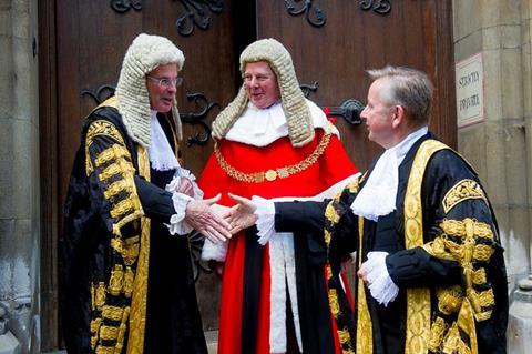 Lords Dyson and Thomas with Michael Gove