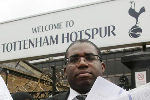 David Lammy Spurs