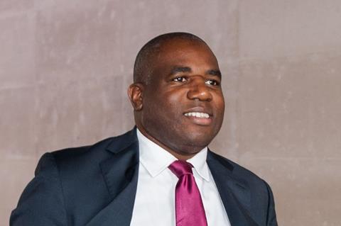 Shadow Justice Secretary David Lammy