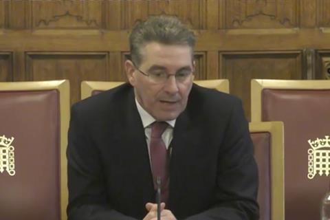Paul Philip, SRA CEO, appearing before the Communications and Digital Committee