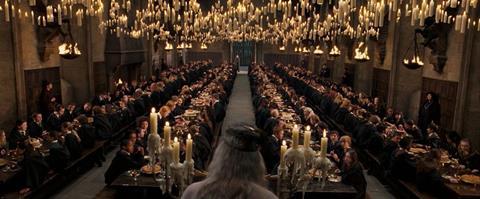 Hogwarts dining hall