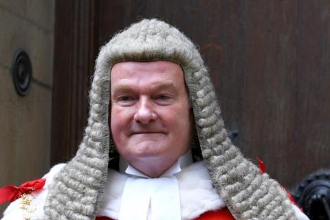 Lord Burnett of Maldon, lord chancellor Robert Buckland QC MP and master of the rolls Sir Terence Etherton