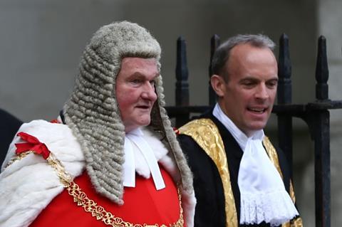 Dominic Raab and Lord Burnett of Maldon