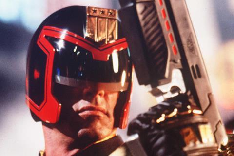 Sylvester Stallone as Judge Dredd, 1995