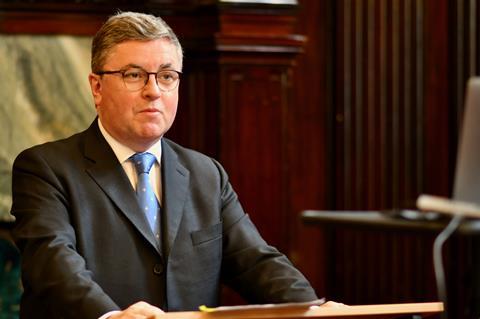 Robert Buckland QC MP speaks at Law Society