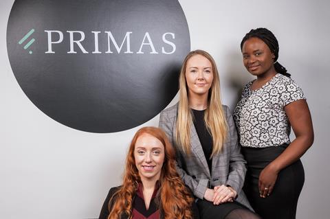 Primas Law welcomes trio of new starters; Katie, Katy and Dammy. 2