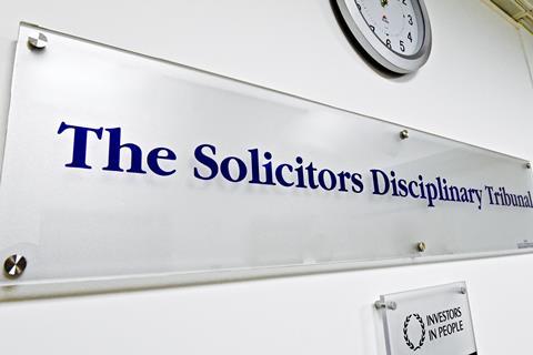 Solicitors Disciplinary Tribunal sign