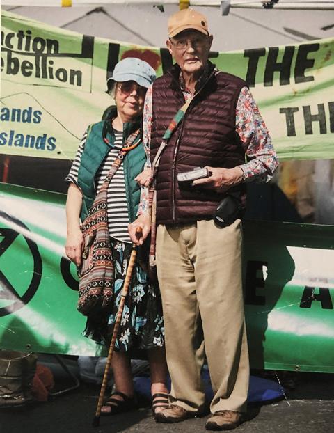 Benedict Birnberg Extinction Rebellion demo