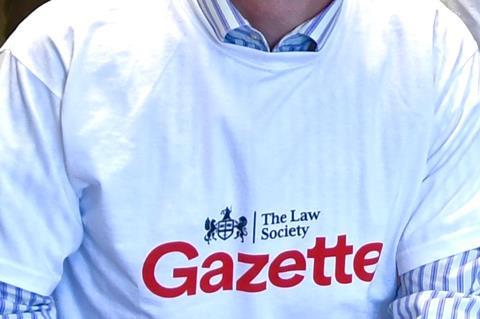 Law Society Gazette staff before 2018 London Legal Walk