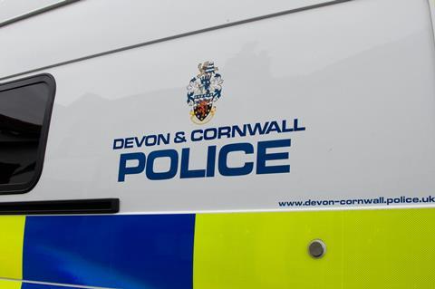 Devon & Cornwall Police van