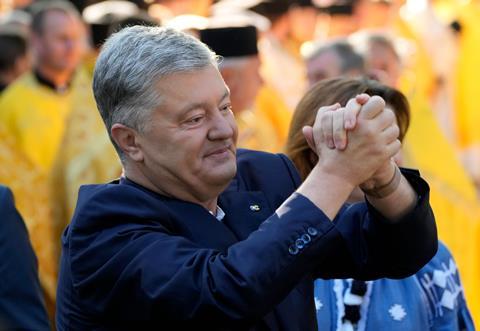 Ukraine's former President Petro Poroshenko 