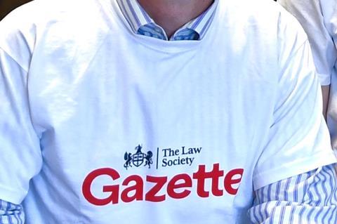 Law Society Gazette staff before 2018 London Legal Walk