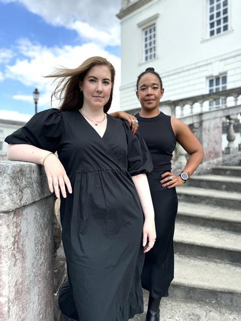 Alexandra Geelan (left) and Zoe Mortimer