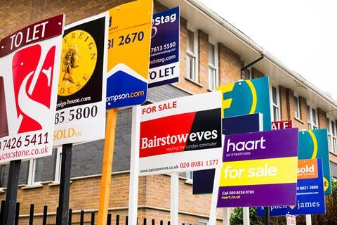 House sale signs