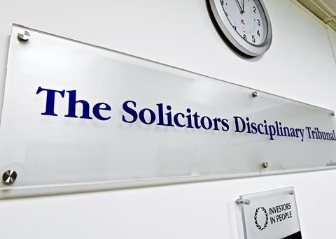 Solicitors Disciplinary Tribunal sign