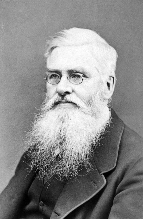 Portrait of Alfred Russel Wallace (1823-1913), Welsh naturalist and explorer