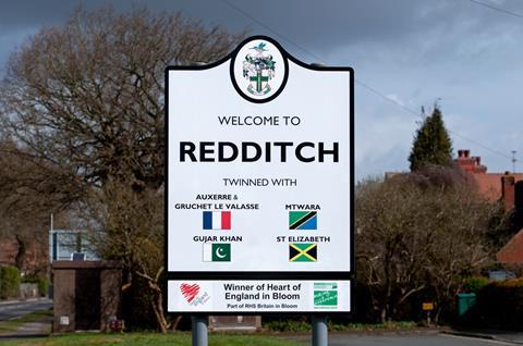 Redditch sign