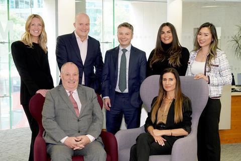 Top Row l-r Loren Hills, Fergal Dowling, Philip Somarakis, Millie Coleman, Julie Dao. Bottom Row l-r Andrew Cotton, Joanna Onisiforou