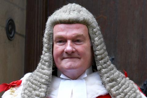 Lord Burnett of Maldon, lord chancellor Robert Buckland QC MP and master of the rolls Sir Terence Etherton