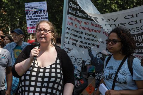 Karen Doyle (left)- undertaking her DAS-funded LPC at Westminster University