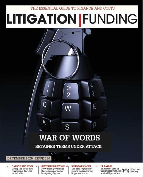 Litigation Funding Cover Nov 2020