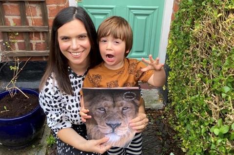 Sally Patterson, solicitor and her son Elis