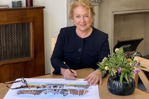 The Rt Hon. Dame Sue Carr, Lady Chief Justice of England and Wales, signing Legal Landmarks