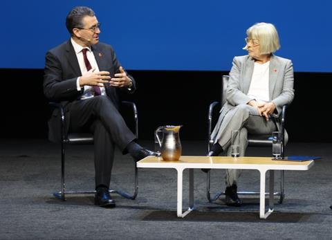 Paul Philip and Anna Bradley at the SRA’s 5 November compliance conference