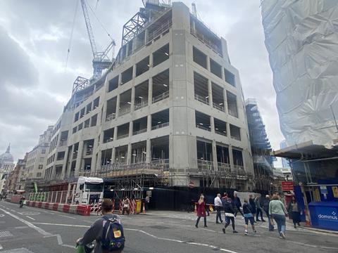 The structural frame of London’s newest flagship court building is finished