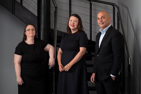 l-r Patricia McCaffrey, Amber Krishnan-Bird, Jon Jonas