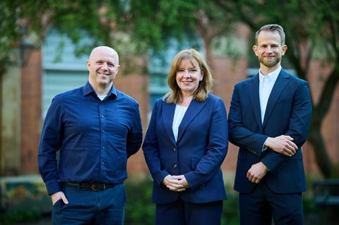L-R: Jon_Davage, Elizabeth Wilkinson and Richard Riley
