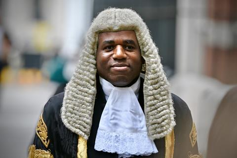 David Lammy, lord chancellor