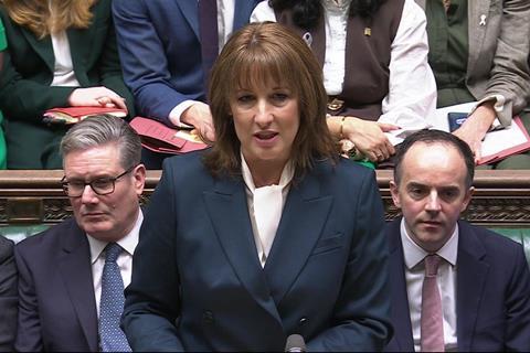 Chancellor of the Exchequer Rachel Reeves delivering her Budget in the House of Commons