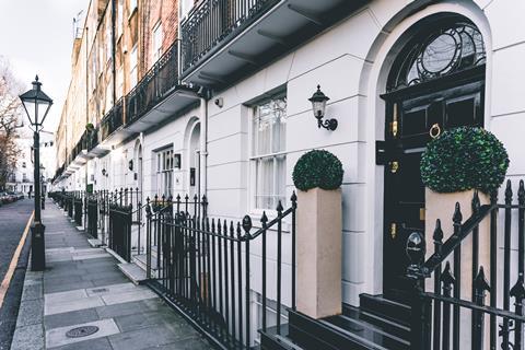 London Georgian townhouse