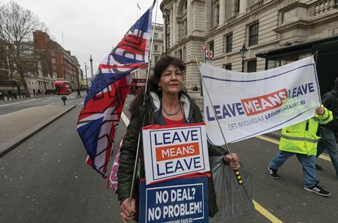No deal protest brexit