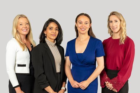 Pictured (L-R): Phoebe Hill, Raj Bhattoa, Vanessa Friend and Sarah Norman-Scott