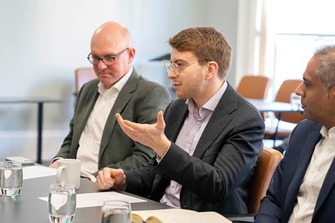 Piers Strickland, Louis Debnam and Akber Datoo