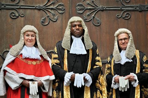 Lady chief justice, lord chancellor and master of the rolls